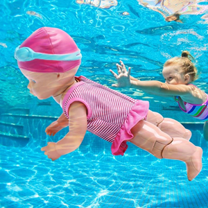 عروسک نوزاد شناگر 33 سانتی متری Swimming Doll -اسباب بازی